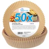 Gruzdintuvė Extralink Home | Paper air fryer liners | round, 16cm, 50 pieces
