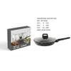 Extralink Home SF-1129-20CM | Keptuvė teflonowa granitowa | Juoda, 1.2L, 20 cm