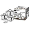Extralink Home SF-1132 | Puodų rinkinys | 4 vnt, Nerūdijantis plienas, 1.9L, 2.7L, 3.6L, 6.1L