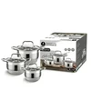 Extralink Home SF-1137 | Puodų rinkinys | 3 vnt, Nerūdijantis plienas, 2.1L, 2.9L, 3.9L