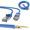 Extralink LAN Patchcord CAT.6A S / FTP 2m 10G, folijuota vytos poros, vario