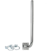 Extralink L250x750 | Balkono turėklai | 250x750mm, su M8 spaustukais, plieniniai, cinkuoti