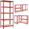 Extralink Lentyna magazynowy metalowy 180x90x40 raudona