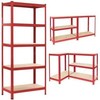 Extralink Lentyna magazynowy metalowy 180x90x40 raudona