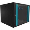 Extralink Lite 9U 530X400 Wall-Mounted Rackmount Cabinet Juodas