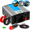 EXTRALINK automobilio įtampos keitiklis 12V-230V 300W modifikuotas sinusas OPIM-300W