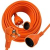 Extralink „PowerLink“ | Maitinimo tinklo prailgintuvas | 30 m, oranžinis, su įžeminimu, 3 x 1,5 mm2, 16 A, 2500 W