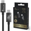Extralink Smart Life USB-C – USB-C juoda 240W, 40Gbps, 200cm
