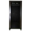 Extralink - 19 colių 27U 600x800 juoda plokščia spintelė