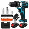 Extralink Tools | Suktuvas - gręžtuvas akumuliatorinė | mėlyna + 2 akumulatory