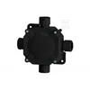 F Elektro HERMETIC PUSH 27P 144X67X132 IP67 Juodas