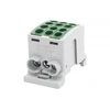 Pozostali Spaustukas HLK F-ELEKTRO F2.0364 100A-3 (1x25,2x16 / 1x25,2x16) Al/Cu IP20 žalias