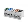 Pozostali Spaustuvas HLK F-ELEKTRO F2.0387 5x100A-2 (1x25,1x16/1x25,1x16) 3L+N+PE Al/Cu IP20