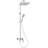 Ferro Dušo komplektas NP80-BAQ13U ALGEO RAIN GAUGE SU DUŠU IR VONIOS čiaupu, CHROME FERRO // N.00.ALGEO-Rinkinys-NAT-WAN-CHR