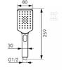 Ferro S350-B DUŠO RANKENA CLIK 3-FUNK FERRO // RN.00.CLIK-FERRO