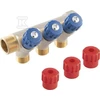 Ferro sanitarinis kolektorius 3/4"x1/2", 4 krypčių