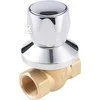 Ferro rutulinis ventilis potinkinis, vidinis-vidinis su rankenėle ir rozete, 3/4, F-Power