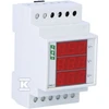 F&amp;F 3fazės skaitmeninis modulinis voltmetras 100- 300V, AC tikslumas 1% DMV-3
