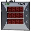 F&amp;F Woltomierz 3-fazowy cyfrowy modułowy TrueRMS 100-300V AC dokładność 0,5% (DMV-3T)