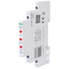 F&amp;F LK-BZ-703R ŽIBINTAS. 1/3S 3X LED RAUDONAS