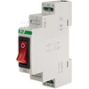 F&amp;F F&amp;F WB-1R dviejų padėčių jungiklis 16A 1NO 230V AC su raudonu apšvietimu DIN bėgiui