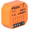 F&amp;F Vieno relės su komutatoriumi ir tinklo parametrai kontrolė Energijos Wi- R1S1-P