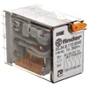 Finder Pramonės relės 4P 7A 110V AC mygtuko bandymas mechaninių charakteristikų indikatorius (55.34.8.110.0040)