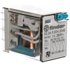 Finder Pramoninė relė 4P 7A 24V DC mygtukas išbandyti veiksmų norma (55.34.9.024.5040)