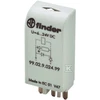Finder MODUŁ EMC LED Žalias+WAR 6-24VAC/DC