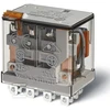Finder 4P relė 12A 24V nuolatinės srovės mygtuko bandymas mechaninių charakteristikų indikatorius (56.34.9.024.740)