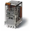 Finder Miniatiūrinė relė 4P 7A 24V DC mygtukas išbandyti veiksmų indikatorius (55.34.9.024.440)