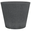 Lumarko FLOWERPOT PLASTIC 238/49 STONY Juodas D49