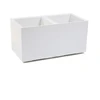 KARO gėlių stovas 800x400x400 perdirbtas betonas - kreminė LA936-74 LAMELA