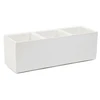 GĖLIŲ Vazonas PLASTIKINIS KARO 90X30X30CM CREAM