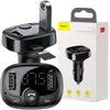FM siųstuvo automobilinis įkroviklis Baseus Enjoy S-09A 3.4A 2x USB-A Micro SD BT 4.2