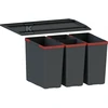Šiukšliadėžė FRANKE, Easy Sort, 60-2 2x14,5l+2x7,5l