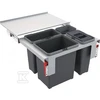 Šiukšliadėžė FRANKE, Sorter Garbo, 60-3, 18l.+12l.+8l.