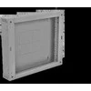 Galinė dalis 100 mm (atverčiama/sulankstoma) dviejų sekcijų spintelėms SW-18U-600-450-01-S, pilka ALANTEC