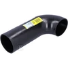 Geberit alkūnė su prailgintu PE galu 90 ° 75 mm (365.055.16.1)