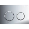 Geberit taustiņš Omega20, 212x142 mm, hroms/matēts hroms/hroms