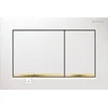 Geberit Duofix nuleidimo mygtukas Omega30 nuleidimo mygtukas, priekis/viršus, balta-auksinė-balta - 115.080.KK.1