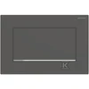 Geberit taustiņš Sigma10 square, 246x164 mm, stop-and-go, matēts juodas ETC/hroms