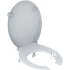 dangtis klozetas 502.791.00.1 / GEBERIT / SELNOVA COMFORT / TUALETO SĖDYNĖ, SU ATVIRA SĖDYNĖJE, Tvirtinimas IŠ APAČIO, METALINIAI vyriai, ANTIBAKTERIJA /