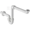Geberit Praustuvo sifonas taupantis vietą d=40mm, G=1 1/2 x 1 1/4", baltas