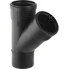 Geberit TRÓJ.SILENT-PP HT 110X75/45 SANI.JUODA