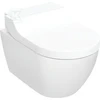 Geberit „AquaClean Tuma Comfort“ – prie sienos montuojamas dušinis unitazas: unitazo dubuo: baltas / „KeraTect“