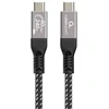 Gembird CCBP-USB4-CMCM240-0.3M Premium USB4 Type-C charging and data cable, 40 Gbps, 240 W, 0.3m