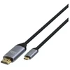 GEMBIRD PREMIUM USB-C į HDMI kabelis 4K, 1 m, juodas