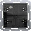 GIRA mygtuko jutiklis 4 Comfort 2x KNX System 55 504200