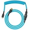 Klaviatūra Glorious GMMK Coiled Cable susuktas klaviatūros laidas Electric Mėlyna, USB-C į USB-A – mėlynos ir juodos spalvos